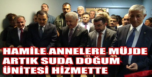 SUDA DOĞUM ÜNİTESİ HİZMETE GİRDİ