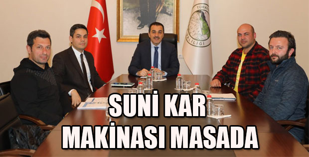 SUNİ KAR MAKİNASI MASADA