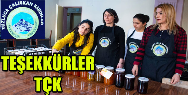 TÇK GURUBU EL EMEKLERİNİ BAĞIŞLADI