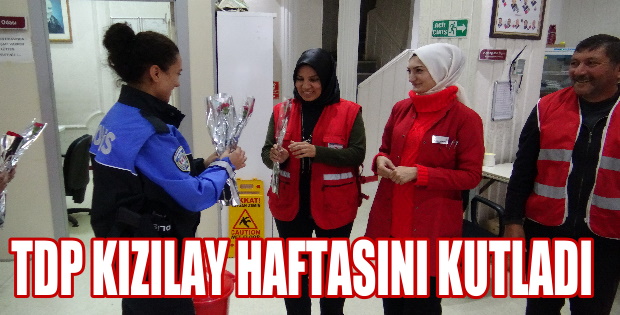 TDP KIZILAY HAFTASINI KUTLADI