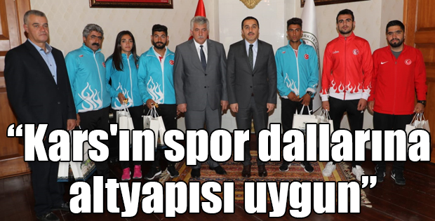 Vali Öksüz: Kars'ın spor dallarına altyapısı uygun