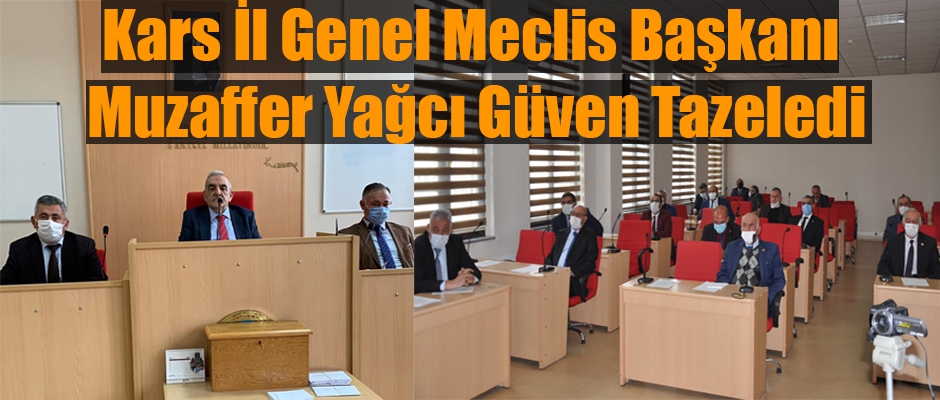 Meclis Başkanı Yağcı Güven Tazeledi