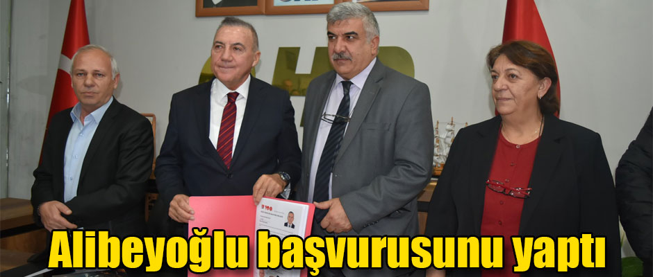 Naif Alibeyoğlu aday adaylığı başvurusunu yaptı
