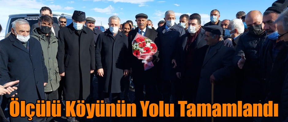 Ölçülü Köyünün Yolu Tamamlandı