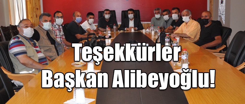 Teşekkürler Başkan Alibeyoğlu!