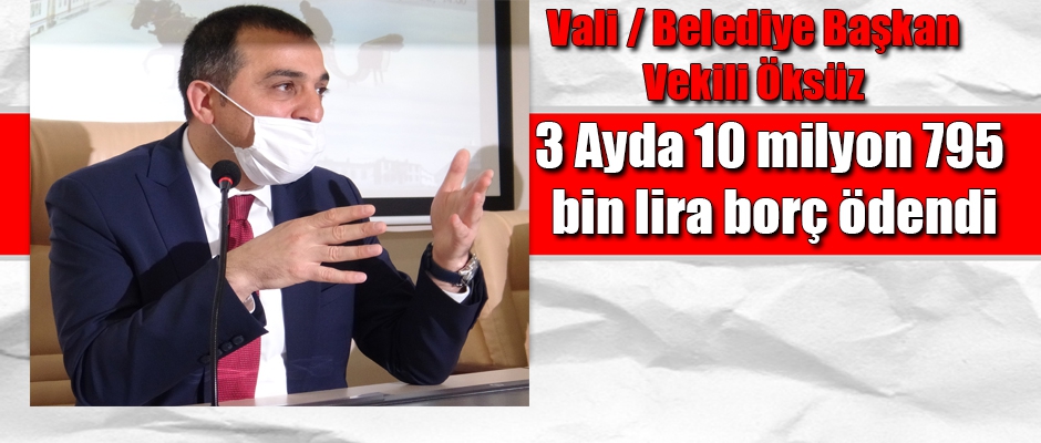 ÜÇ AYDA 10 MİLYON BORÇ ÖDENDİ