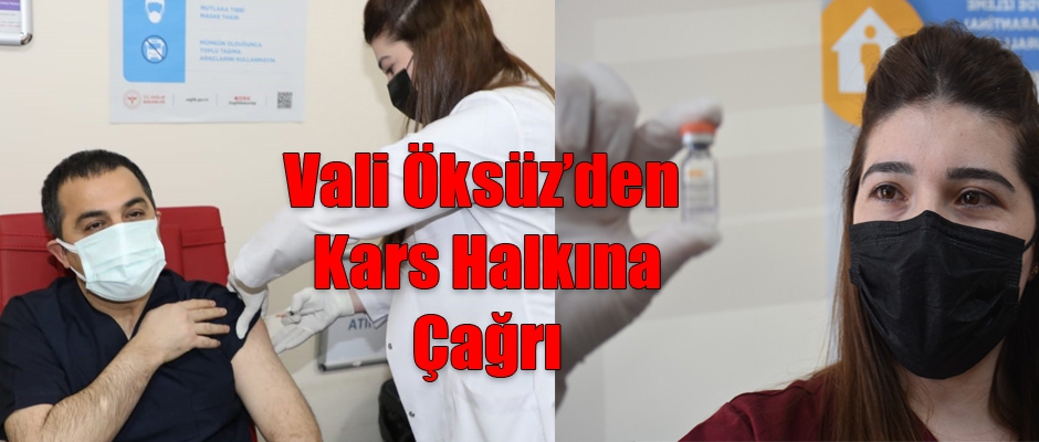 Vali Türker Öksüz'den Kars Halkına Çağrı