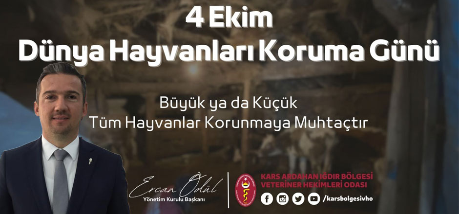 VHO Başkanı Ödül, Büyük ya da Küçük Tüm Hayvanlar Korunmaya Muhtaçtır