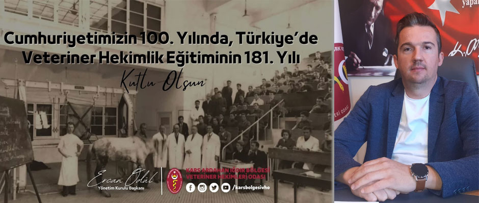 VHO Başkanı Ödül; Veteriner hekimlerin insanlık için çalışmaları, 1842 yılından bugüne kadar katlanarak devam etmektedir