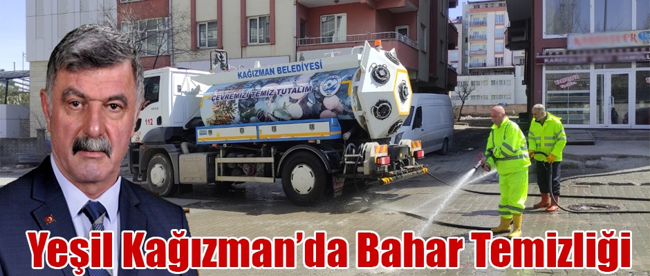 YEŞİL KAĞIZMAN'DA BAHAR TEMİZLİĞİ