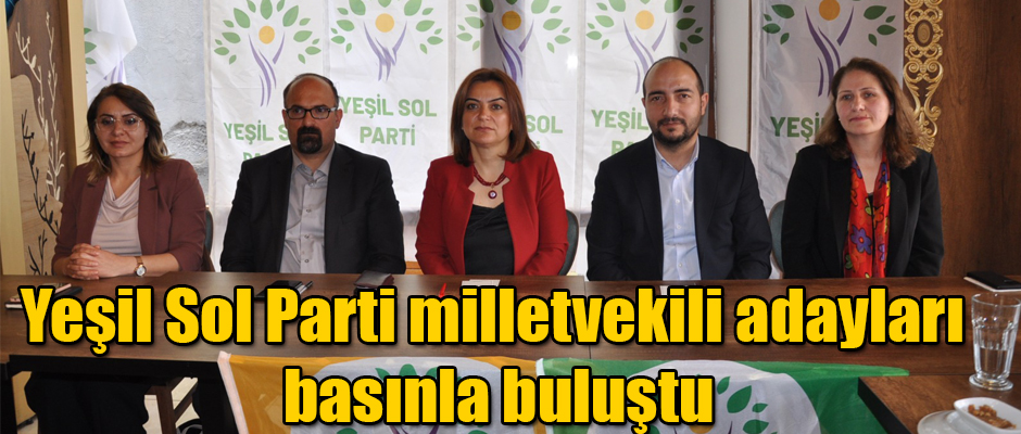 Yeşil Sol Parti Kars milletvekili adayları basınla buluştu
